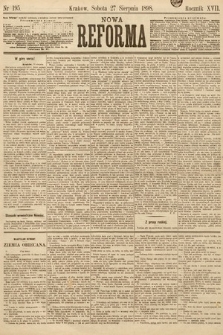 Nowa Reforma. 1898, nr 195