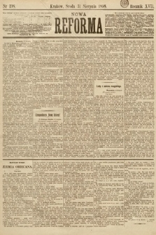 Nowa Reforma. 1898, nr 198
