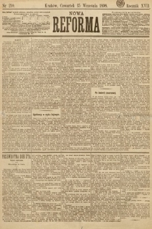 Nowa Reforma. 1898, nr 210