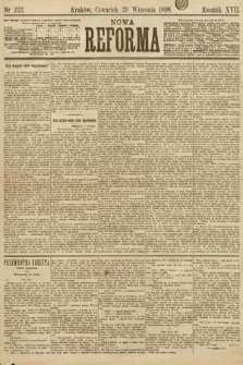 Nowa Reforma. 1898, nr 222