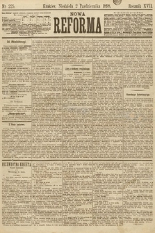 Nowa Reforma. 1898, nr 225