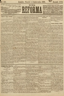 Nowa Reforma. 1898, nr 226
