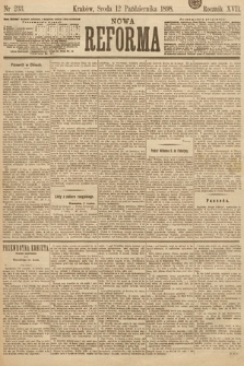 Nowa Reforma. 1898, nr 233