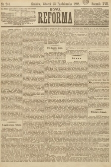 Nowa Reforma. 1898, nr 244