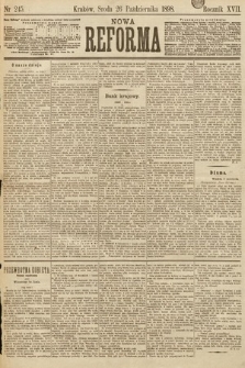 Nowa Reforma. 1898, nr 245