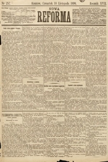 Nowa Reforma. 1898, nr 257