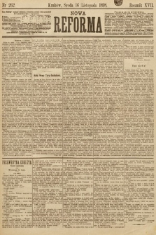 Nowa Reforma. 1898, nr 262