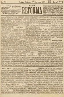 Nowa Reforma. 1898, nr 272