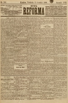 Nowa Reforma. 1898, nr 283