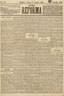 Nowa Reforma. 1898, nr 288