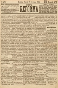 Nowa Reforma. 1898, nr 293