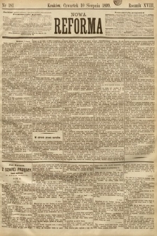 Nowa Reforma. 1899, nr 181