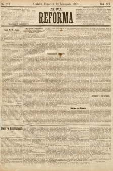 Nowa Reforma. 1901, nr 274