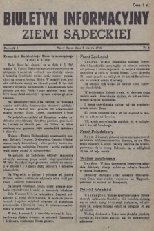 Biuletyn Informacyjny Ziemi Sądeckiej. 1945, nr 6