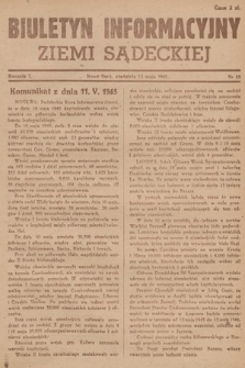 Biuletyn Informacyjny Ziemi Sądeckiej. 1945, nr 55
