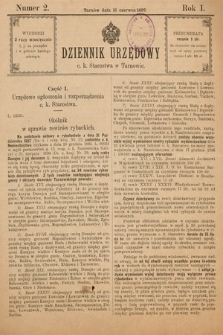 Dziennik Urzędowy C. K. Starostwa w Tarnowie. 1897, nr 2