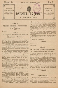 Dziennik Urzędowy C. K. Starostwa w Tarnowie. 1897, nr 9