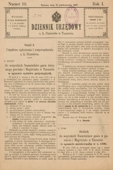 Dziennik Urzędowy C. K. Starostwa w Tarnowie. 1897, nr 10