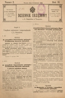 Dziennik Urzędowy C. K. Starostwa w Tarnowie. 1898, nr 2