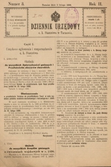 Dziennik Urzędowy C. K. Starostwa w Tarnowie. 1898, nr 3