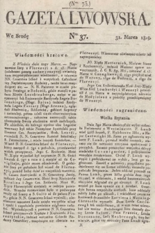Gazeta Lwowska. 1819, nr 37