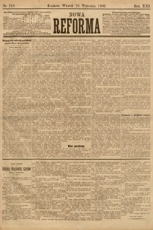 Nowa Reforma. 1902, nr 218