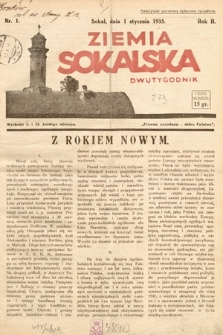 Ziemia Sokalska. 1935, nr 1