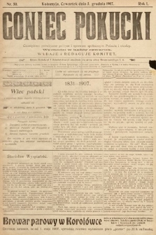 Goniec Pokucki : czasopismo poświęcone polityce i sprawom społecznym Pokucia i okolicy. 1907, nr 50