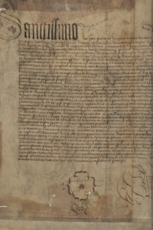Dokument kapituły katedralnej krakowskiej zawierający suplikę do papieża Innocentego VIII z prośbą o zatwierdzenie na biskupstwie krakowskim Fryderyka Jagiellończyka