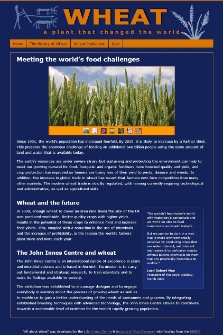 Wheat : a plant that changed the world