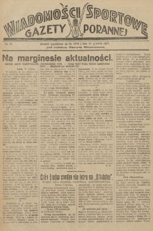 Wiadomości Sportowe Gazety Porannej. 1927, nr 75