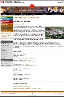 Lethbridge Research Centre
