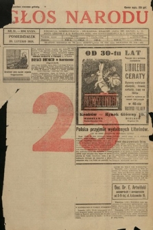 Głos Narodu. 1928, nr 51 [po konfiskacie]