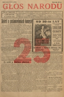 Głos Narodu. 1928, nr 54