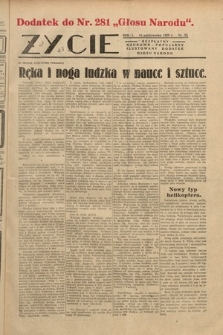 Życie : bezpłatny naukowo-popularny ilustrowany dodatek Głosu Narodu : dodatek do nr 281 „Głosu Narodu”. 1928, nr 22