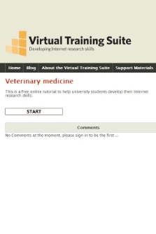 Virtual Training Suite: Veterinary medicine