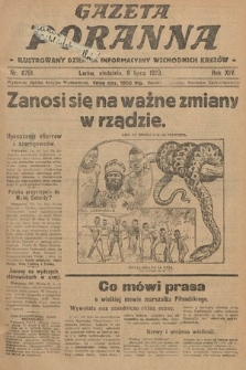 Gazeta Poranna : ilustrowany dziennik informacyjny wschodnich kresów. 1923, nr 6761