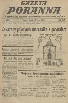Gazeta Poranna : ilustrowany dziennik informacyjny wschodnich kresów. 1923, nr 6766