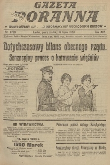 Gazeta Poranna : ilustrowany dziennik informacyjny wschodnich kresów. 1923, nr 6769