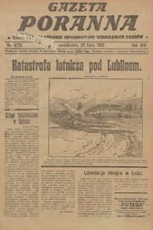 Gazeta Poranna : ilustrowany dziennik informacyjny wschodnich kresów. 1923, nr 6776