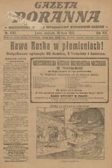 Gazeta Poranna : ilustrowany dziennik informacyjny wschodnich kresów. 1923, nr 6782