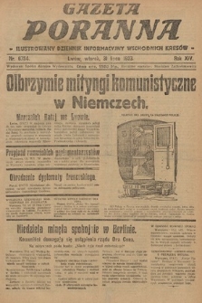 Gazeta Poranna : ilustrowany dziennik informacyjny wschodnich kresów. 1923, nr 6784