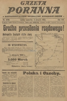 Gazeta Poranna : ilustrowany dziennik informacyjny wschodnich kresów. 1923, nr 6786