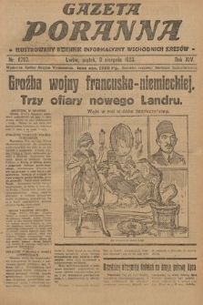 Gazeta Poranna : ilustrowany dziennik informacyjny wschodnich kresów. 1923, nr 6787