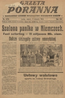 Gazeta Poranna : ilustrowany dziennik informacyjny wschodnich kresów. 1923, nr 6795