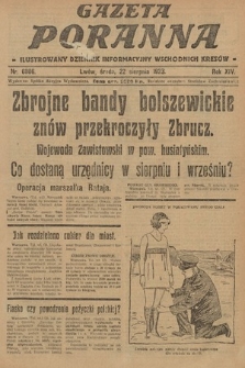 Gazeta Poranna : ilustrowany dziennik informacyjny wschodnich kresów. 1923, nr 6806
