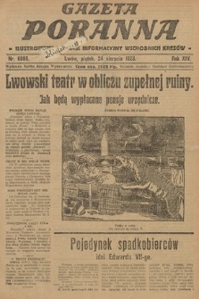 Gazeta Poranna : ilustrowany dziennik informacyjny wschodnich kresów. 1923, nr 6808