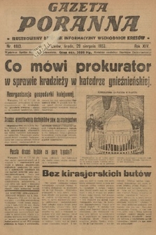 Gazeta Poranna : ilustrowany dziennik informacyjny wschodnich kresów. 1923, nr 6813