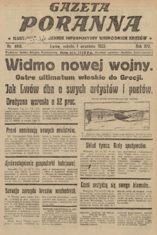 Gazeta Poranna : ilustrowany dziennik informacyjny wschodnich kresów. 1923, nr 6816