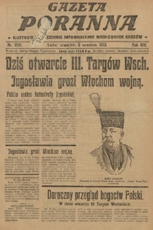Gazeta Poranna : ilustrowany dziennik informacyjny wschodnich kresów. 1923, nr 6821